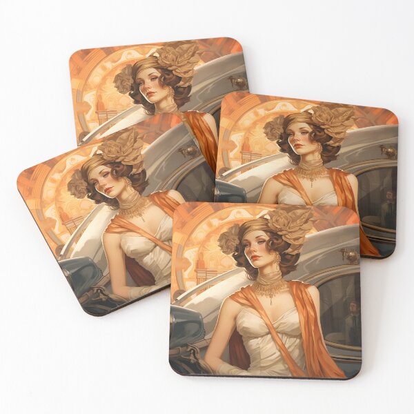 Item preview, 1940 Art Deco Lady aged 40, sophisticated, high society, theatre actress designed and sold by Sun Shyy.