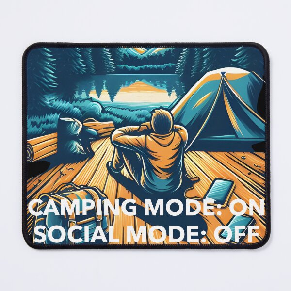 Item preview, Camping Mode: On, Social Mode: Off - Disconnect Tee designed and sold by foreverepictees.