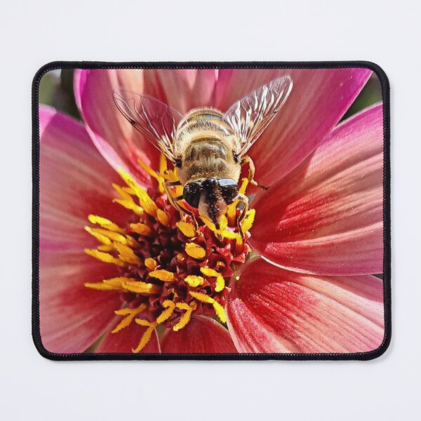 Item preview, Bee mimic hoverfly on Rocking Rosie Dahlia designed and sold by angel1.