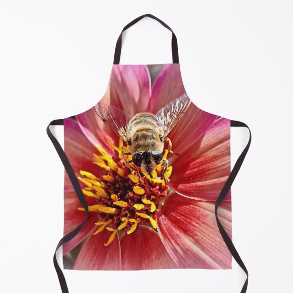 Item preview, Bee mimic hoverfly on Rocking Rosie Dahlia designed and sold by angel1.