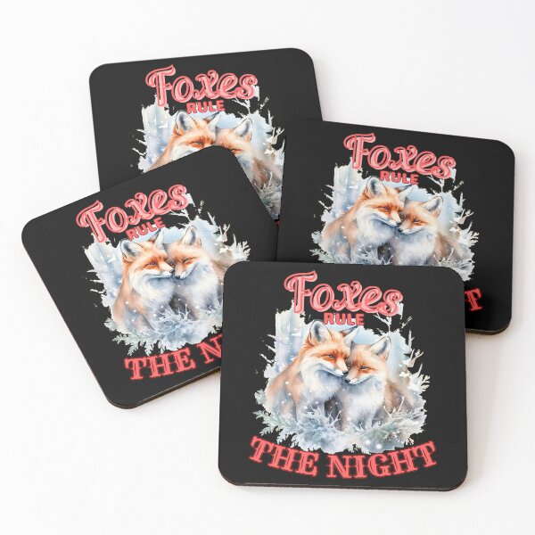 Item preview, Foxes Rule The Night. fox head designed and sold by FoxVibes.