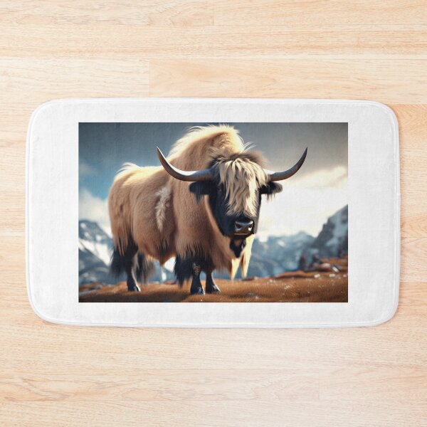 Item preview, MONGOLIAN MOUNTAIN YAK#2~Cowboy&Cowgirl Cow Cattle Bull Animal Lover~Party Decoration~Birthday Gift~Favor designed and sold by Spinning Plates 360.