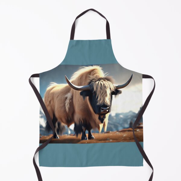 Item preview, MONGOLIAN MOUNTAIN YAK#2~Cowboy&Cowgirl Cow Cattle Bull Animal Lover~Party Decoration~Birthday Gift~Favor designed and sold by Spinning Plates 360.