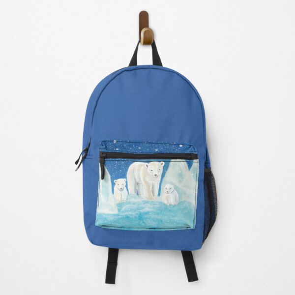 Item preview, Polar Bears (Ursus maritimus) - Polar Bear Mother With Two Cubs designed and sold by Julia Doria.