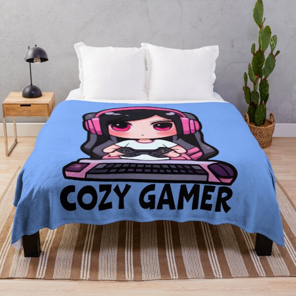 Item preview, Cozy Gamer, Cool Kawaii Design,  Video Games, Gamer Girl designed and sold by Porcupine Tees ⭐⭐⭐⭐⭐.