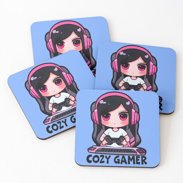 Item preview, Cozy Gamer, Cool Kawaii Design,  Video Games, Gamer Girl designed and sold by Porcupine Tees ⭐⭐⭐⭐⭐.