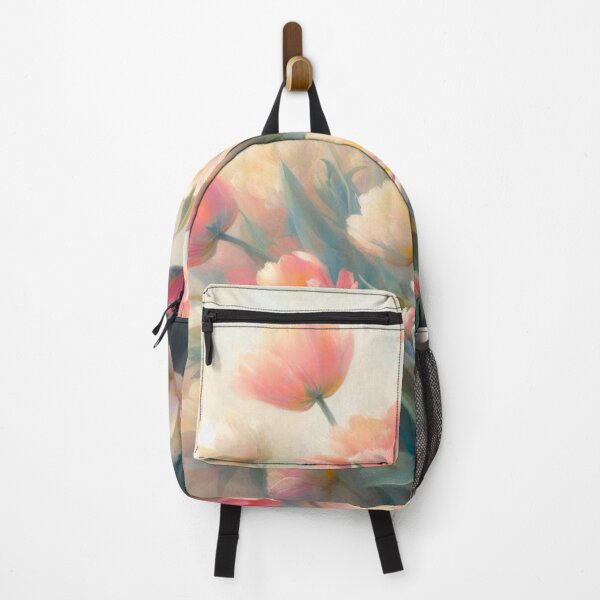 Item preview, Pastel Tulip Field, Oil Painting designed and sold by Star-Fragment.