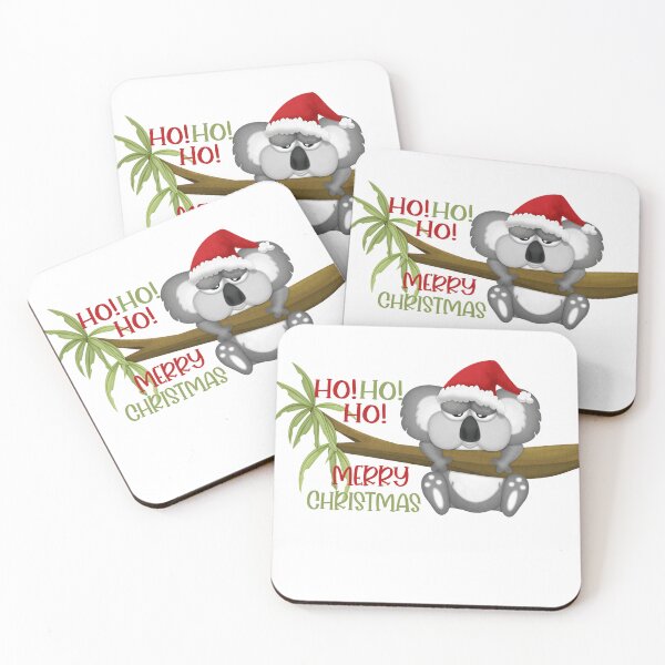 Item preview, Ho!Ho!Ho! Merry Christmas koala designed and sold by roundowl.