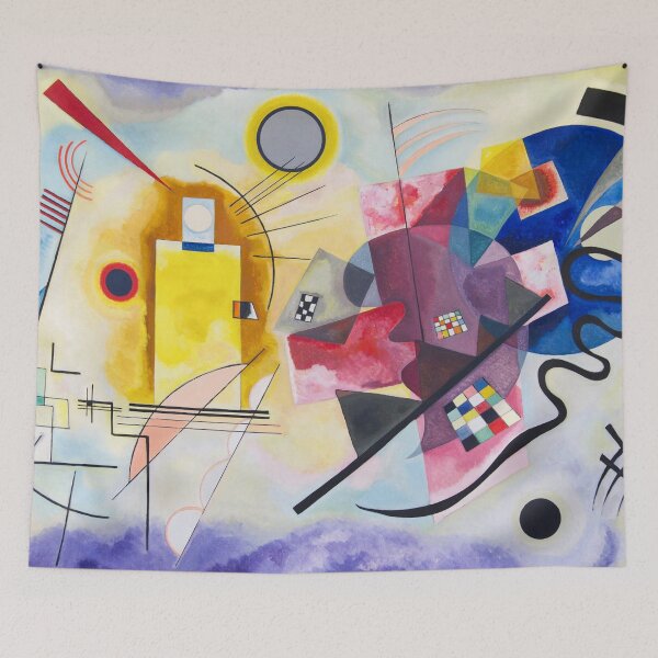 Item preview, Vintage Kandinsky Abstract Art | Red-Yellow_Blue | P488 designed and sold by Piccolo Fiore Prints.