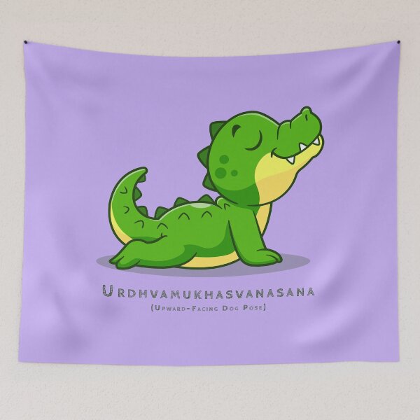 Item preview, Urdhva Mukha Svanasana | Yoga Pose : Baby Crocodile designed and sold by savasanaqueen.