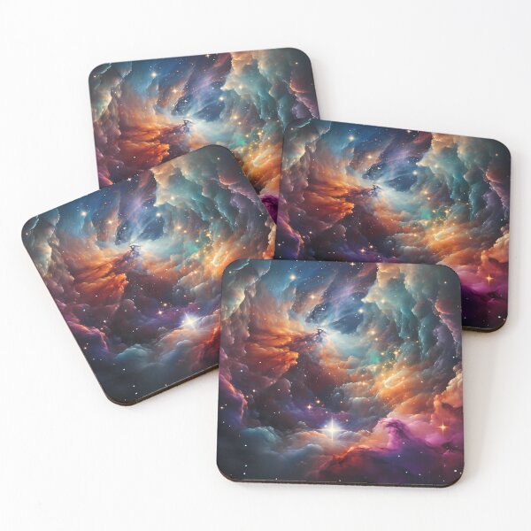 Item preview, Colorful stardust creating New Solar System designed and sold by SweetWhiskers.