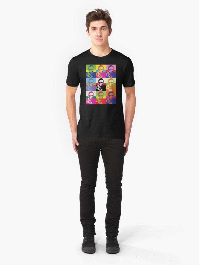 Alternate view of RBG - I DISSENT Slim Fit T-Shirt