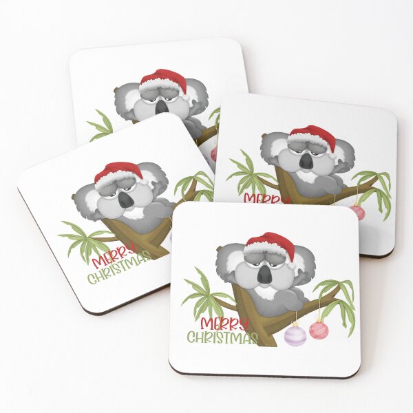 Item preview, Merry Christmas koala designed and sold by roundowl.