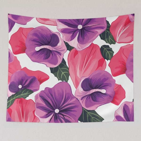Item preview, gloxinia flora pattern set2 designed and sold by 2ilver.