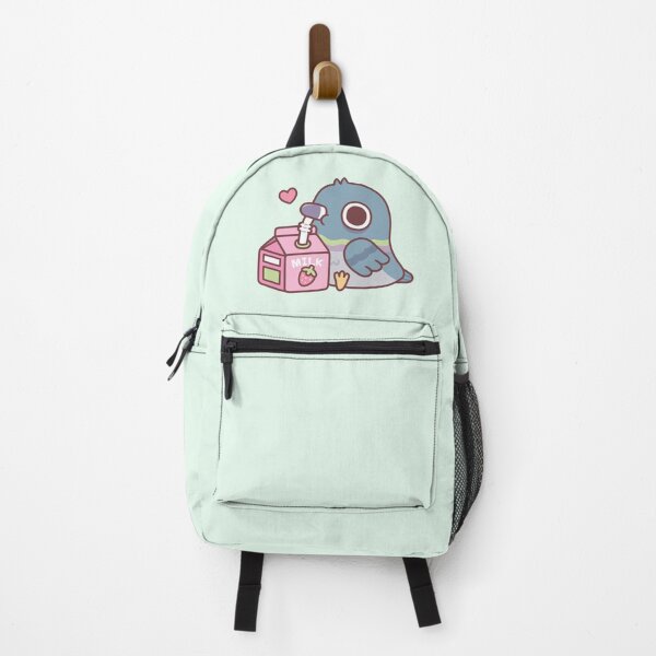 Item preview, Cute Pigeon Loves Drinking Strawberry Milk designed and sold by rustydoodle.