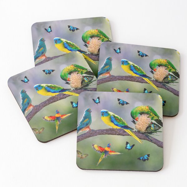 Item preview, Australian birds and butterflies - composite image designed and sold by Ozjanette90.