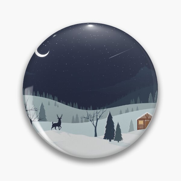 Item preview, Christmas night winter night  designed and sold by happytrendjct.