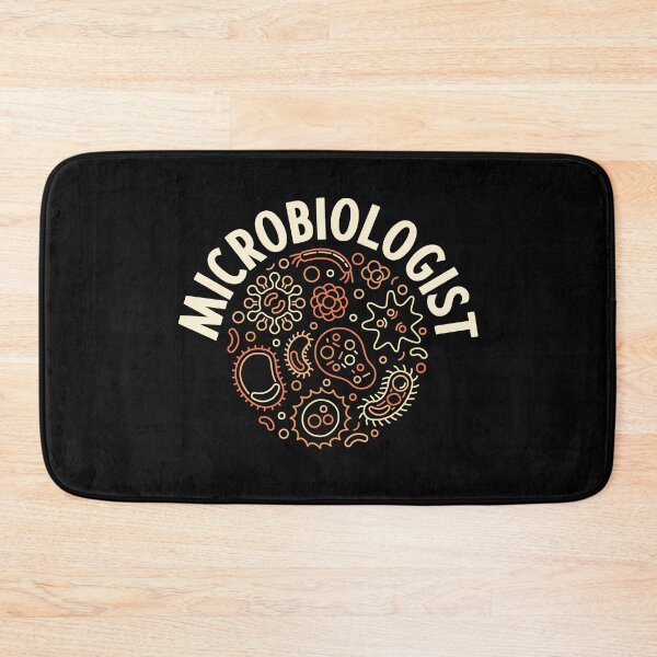 Item preview, Microbiologist creative round outline design with bacteria and virus signs for Microbiology Teacher designed and sold by venomousvector.