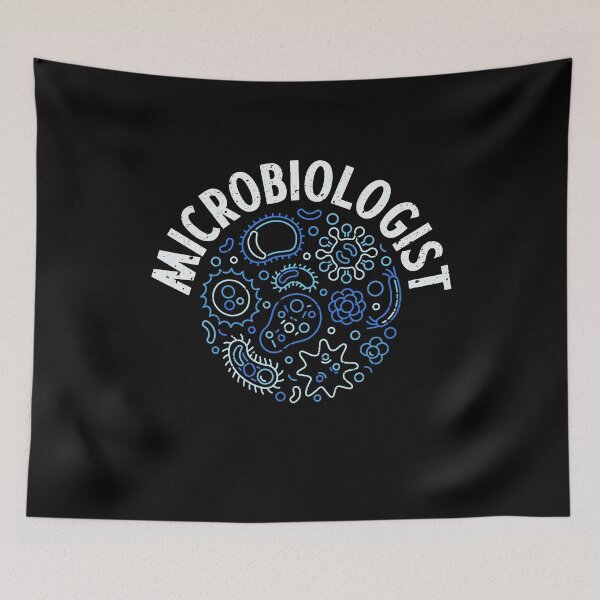 Item preview, Microbiologist round thin line distressed design with bacteria and microbe signs for Microbiology Nerd! designed and sold by venomousvector.