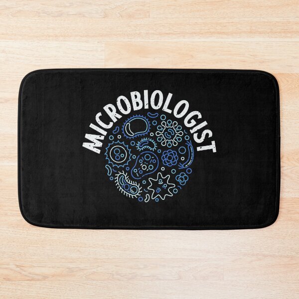 Item preview, Microbiologist round thin line distressed design with bacteria and microbe signs for Microbiology Nerd! designed and sold by venomousvector.