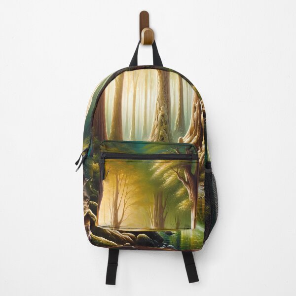 Item preview, Acrylic masterpiece of a tranquil forest designed and sold by AlwaysArtful.