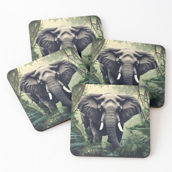 Item preview, Cute Elephant in the jungle. designed and sold by Sithila-Arts.