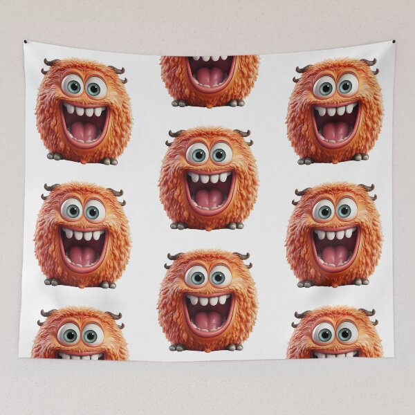 Item preview, Monster emoji designed and sold by MiraCleAI.