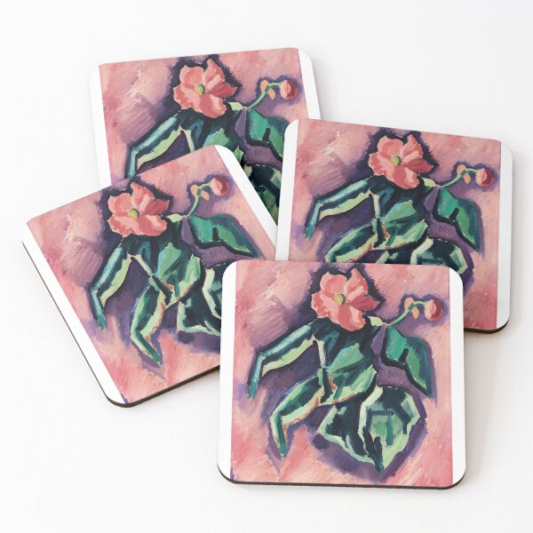 Item preview, Marsden Hartley Pink Begonias designed and sold by Suzana Djordjevic.