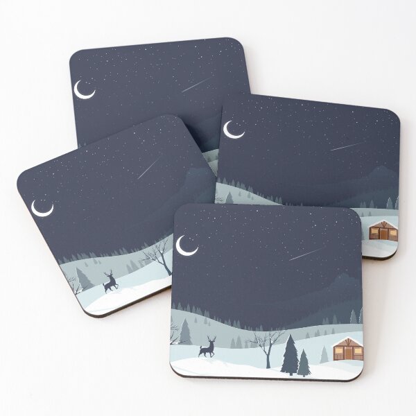 Item preview, Christmas night winter night designed and sold by happytrendjct.