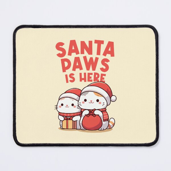 Item preview, Santa Paws is Here Santa Kitty designed and sold by KAI-Studio.