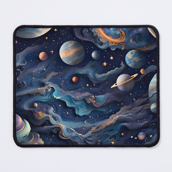 Item preview, Celestial World Suspended in a Vast Galaxy - Artwork Painting, designed and sold by Best-Art-32.