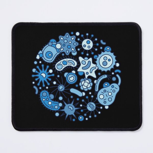 Item preview, Microbe, Bacteria and Virus round creative cute design for Science Lovers designed and sold by venomousvector.