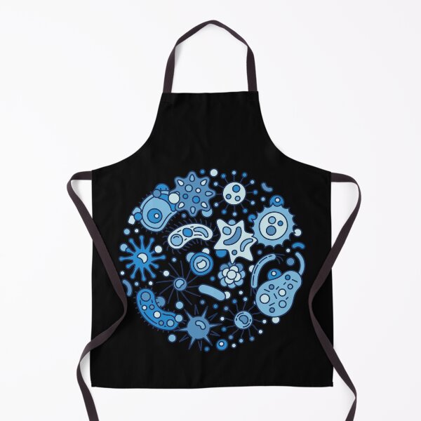 Aperçu de l'œuvre Microbes, bactéries et virus ronds, design créatif et mignon pour les amateurs de sciences créée et vendue par venomousvector.