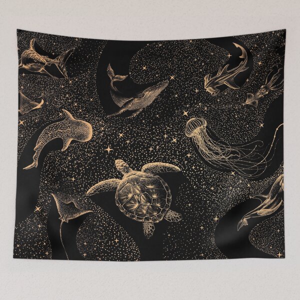 Item preview, Cosmic Ocean -  Dark GOLD Version designed and sold by AlirizaCAKIR.