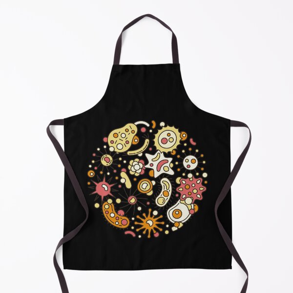 Aperçu de l'œuvre Bactéries, microbes et virus ronds, design créatif et mignon pour les amateurs de sciences créée et vendue par venomousvector.