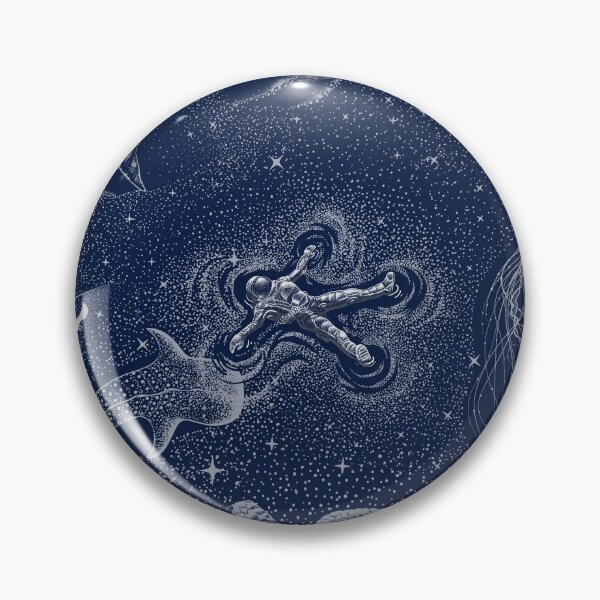 Item preview, Cosmic Ocean with astronaut designed and sold by AlirizaCAKIR.