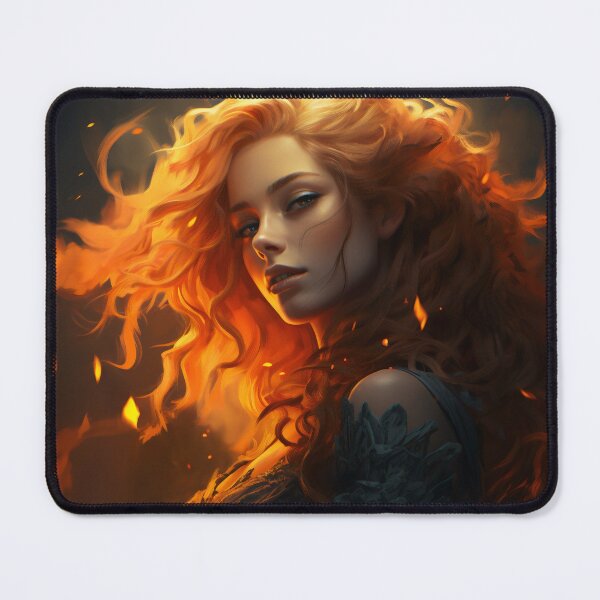 Item preview, Ember's Embrace: Dance of the Flame Maiden designed and sold by oanaunciuleanu.