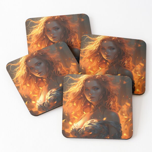 Item preview, Ember's Embrace: Dance of the Flame Maiden designed and sold by oanaunciuleanu.