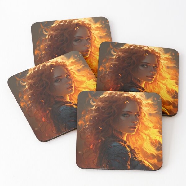 Item preview, Ember's Embrace: Dance of the Flame Maiden designed and sold by oanaunciuleanu.