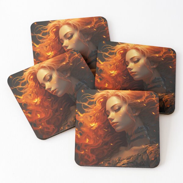 Item preview, Ember's Embrace: Dance of the Flame Maiden designed and sold by oanaunciuleanu.