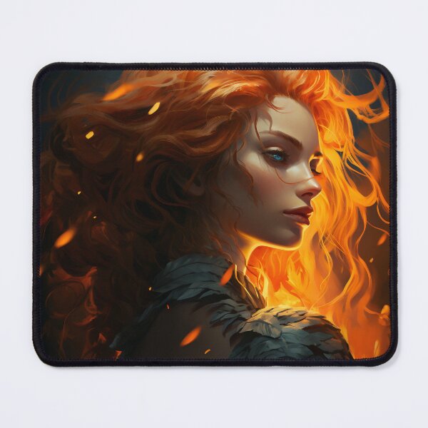 Item preview, Ember's Embrace: Dance of the Flame Maiden designed and sold by oanaunciuleanu.