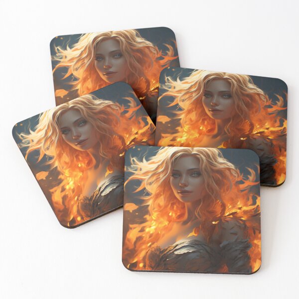 Item preview, Ember's Embrace: Dance of the Flame Maiden designed and sold by oanaunciuleanu.
