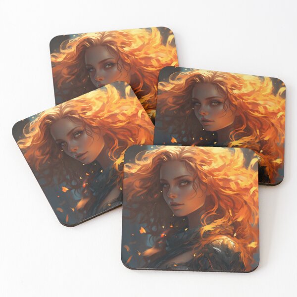 Item preview, Ember's Embrace: Dance of the Flame Maiden designed and sold by oanaunciuleanu.