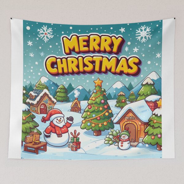 Item preview, Merry Christmas scene designed and sold by Craftaholic.