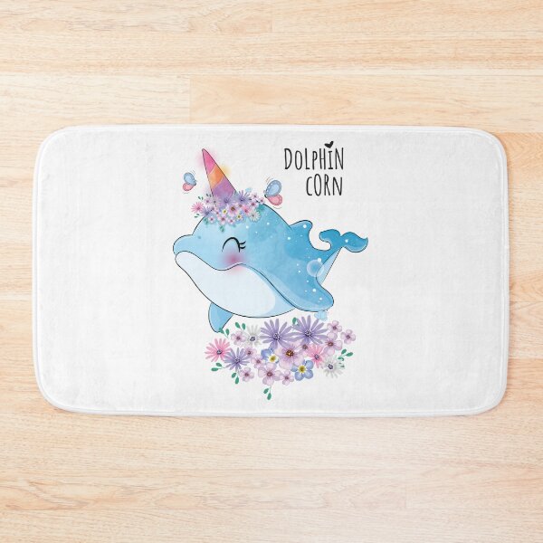 Item preview, cute dolphin unicorn, dolphin corn, dolphin unicorn character designed and sold by GreyStanzione1.