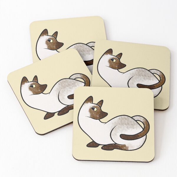 Item preview, Siamese cat so cute designed and sold by OortArt.