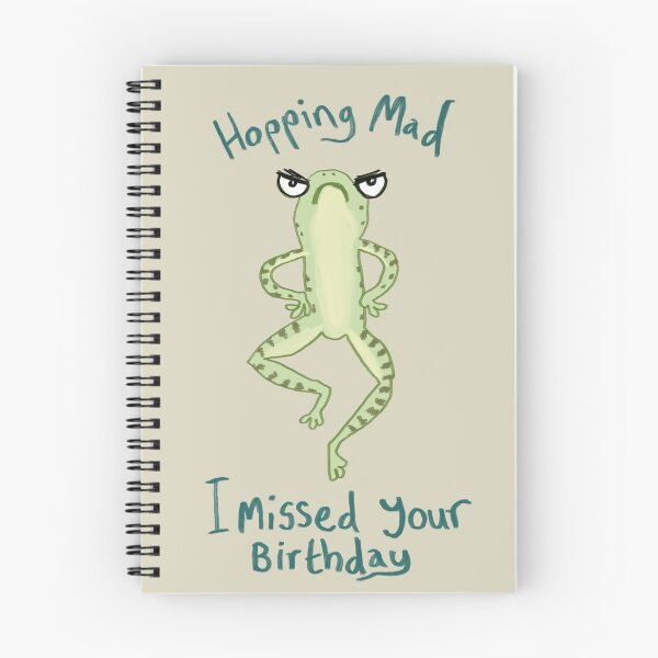Item preview, Hopping mad I missed your Birthday! designed and sold by Matt Corrigan.