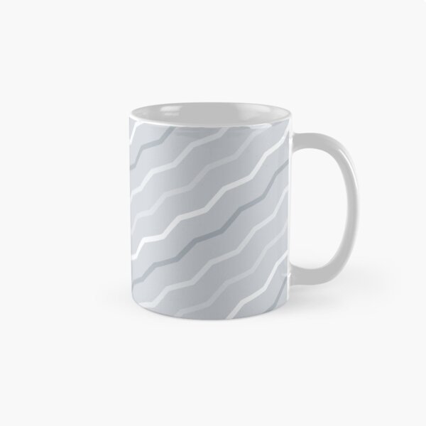 Item preview, Gray Diagonal Zigzag Waveforms Wavy Lines Stripes Illustration Groovy Parallel Minimal Retro Pattern designed and sold by PenguinForests.