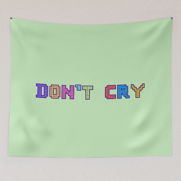 Item preview, Don't cry,Word sticker designed and sold by MiddleKlin.