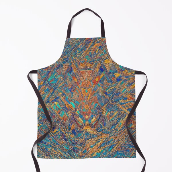 Item preview, Colorful art pattern - Shades of blue and yellow designed and sold by ShabayekShop.